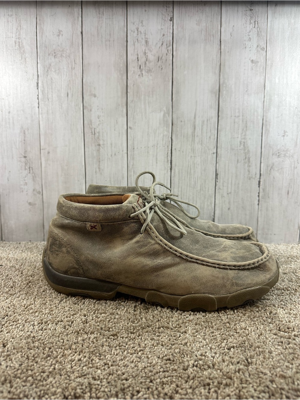 Twisted X Chukka Leather Driving Mocs Men’s 13